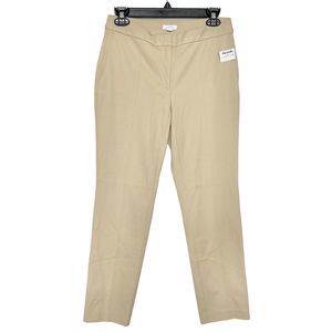 J. Jill Premium Bi Stretch  Pants Brown Size 4 Full Length Cotton Spandex Rayon